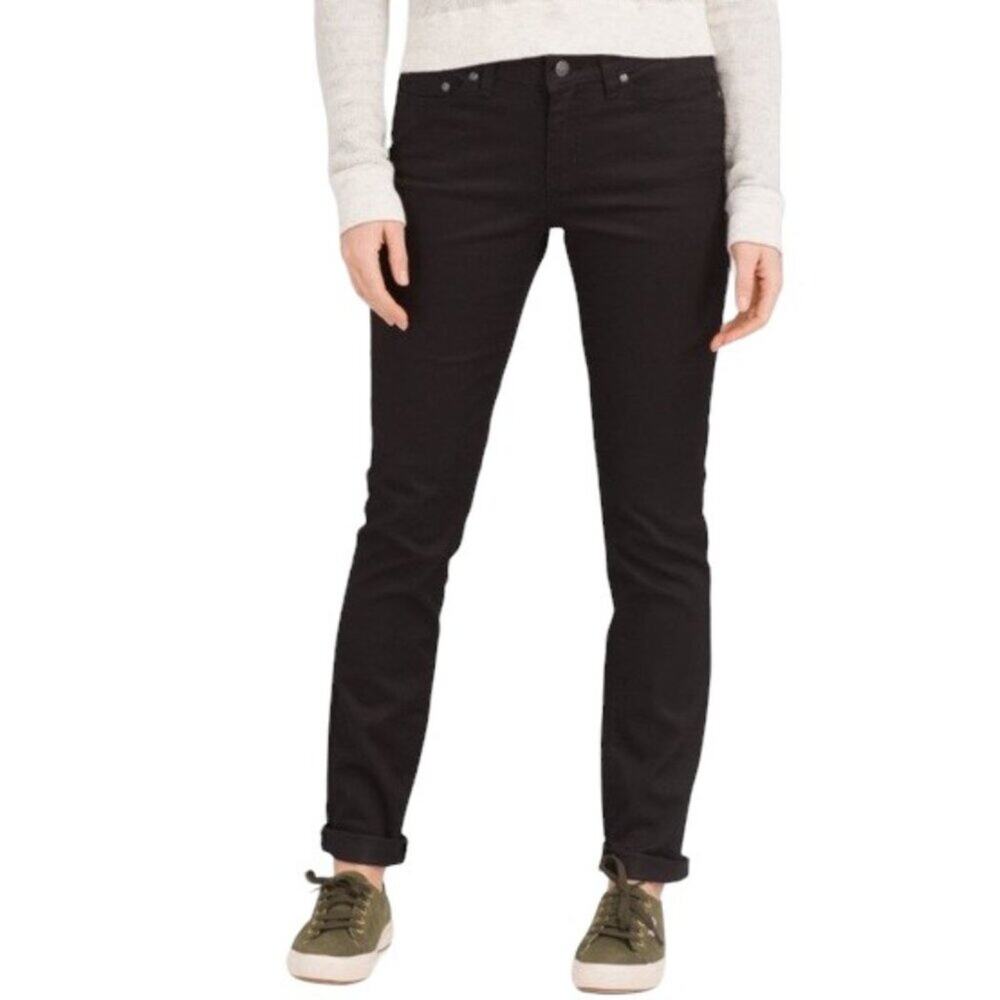 NWT PRANA Organic Cotton Slim Leg Kayla Jeans in Black SZ 30 SHORT